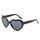 CABS - Heart Effect Diffraction Party Glasses - Black Black