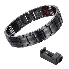 Black Silicone Medical Alert Bracelet Black