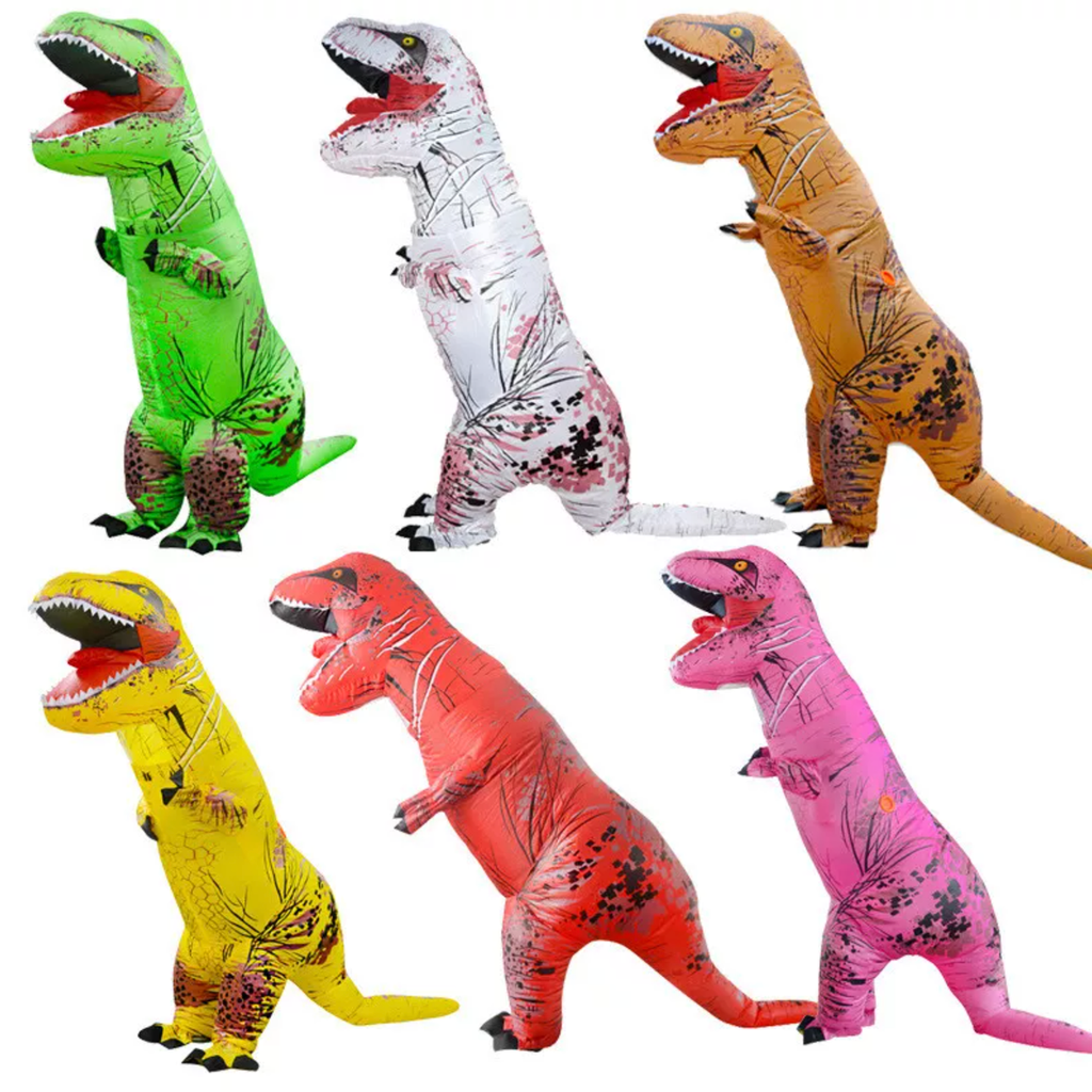 Giant Inflatable Dinosaur Dress Up - Adult - Brown