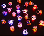 Halloween Rings Lights random X 10