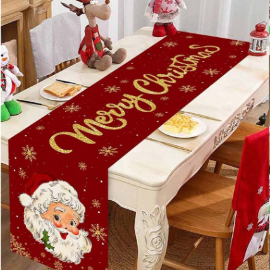 1pc Christmas Table Runner Tablecloth