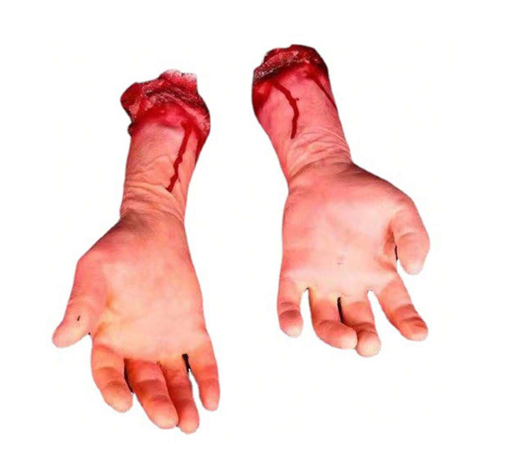 Scary Fake Bloody Severed Hand - Prank - Halloween - Right Hand