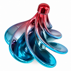 3d Printed Pneumatic Spinning Top - Fidget - Purple