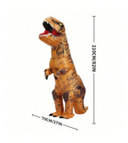 Giant Inflatable Dinosaur Dress Up - Adult - Brown