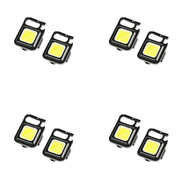 Pocket Keychain Ultra Bright Light with Bottle Opener x 8