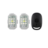 Single Led Anti-Collision Strobe Light With Wireless Remote Control