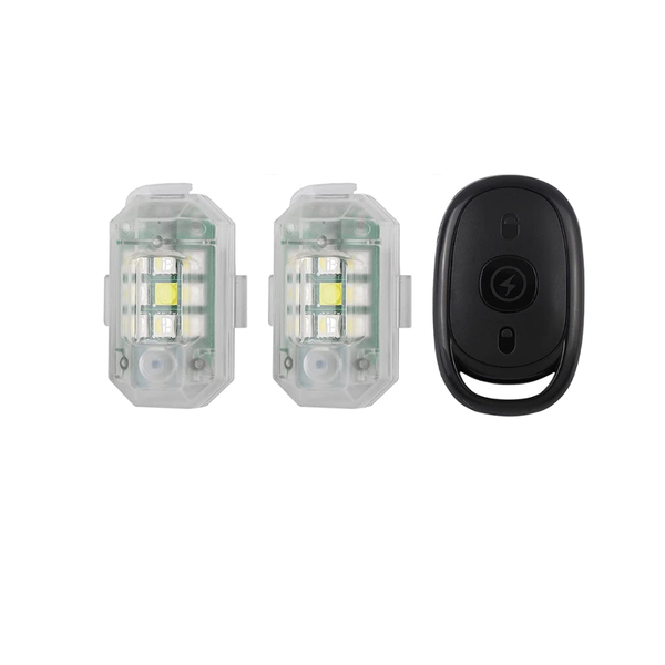 Single Led Anti-Collision Strobe Light With Wireless Remote Control