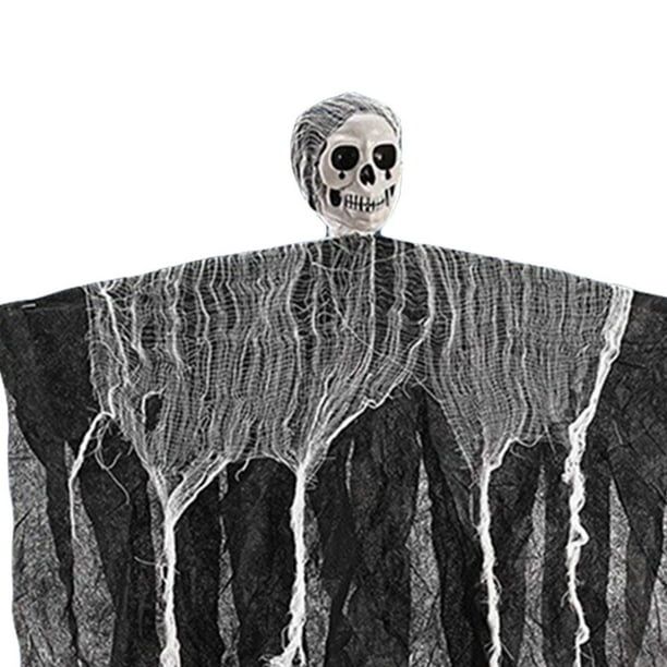 Flying Skeleton Halloween Decoration - Black