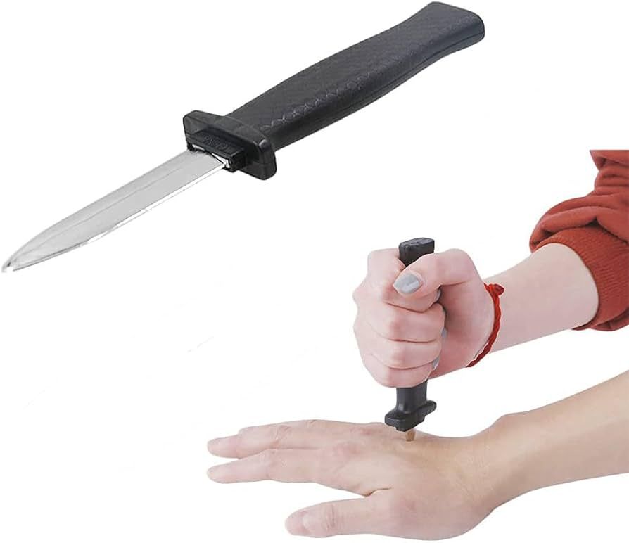 Retractable Dagger & Stabbing Knife Prank Toy - 1 Pack