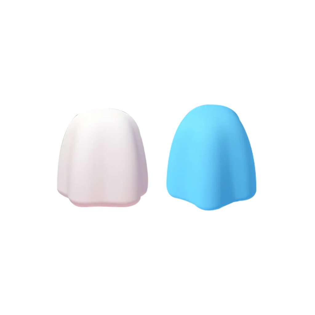 Silicone Toothpaste Cover Self Closing Dispensers - 2 Pack - 2 X Blue