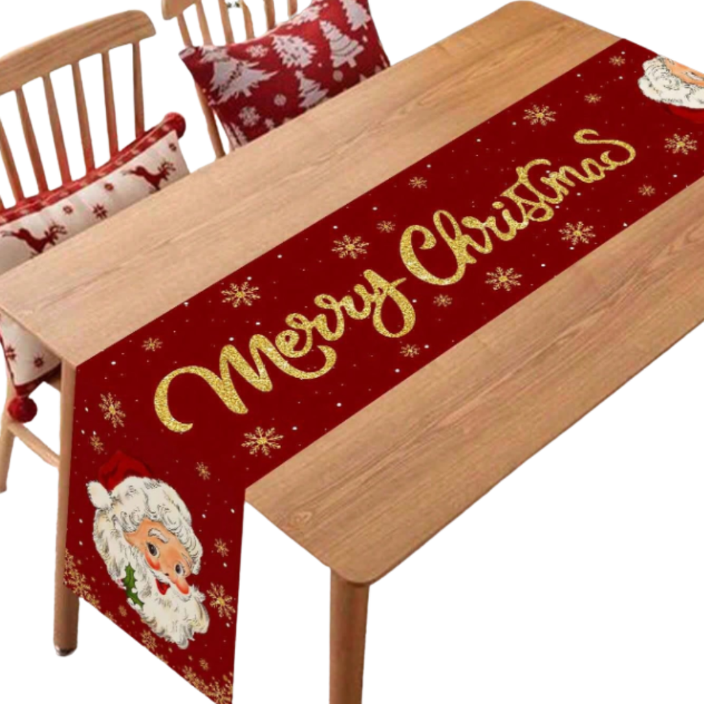 1pc Christmas Table Runner Tablecloth