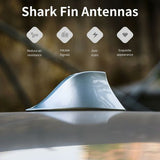 2023 Universal FM Radio Shark Fin Car Antenna Aerial Roof Signal Enhancer