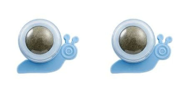 CABS- Catnip Ball- Snail 2 Pack - Blue