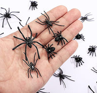 100 Piece Plastic Small Spider set