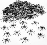 100 Piece Plastic Small Spider set