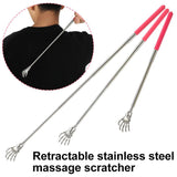 Telescopic Extendable Skeletal Hand Back Scratcher - 20-55cm