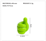 Thumbs-up Cable Holders Stick On - Pack of 6 Various Colours