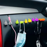 Thumbs-up Cable Holders Stick On - Pack of 6 Various Colours