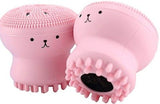 2 Pack Cartoon Facial Cleansing Exfoliator Scrubber