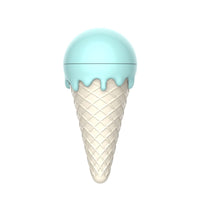 Plastic Catnip Ball Toy for Cats - Ice Cream - Blue