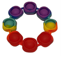 Fidget Bracelet Pop it Dimple - Rainbow