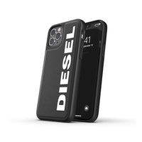 Diesel Apple iPhone 12/12 Pro Snap Case Logo - Black/White