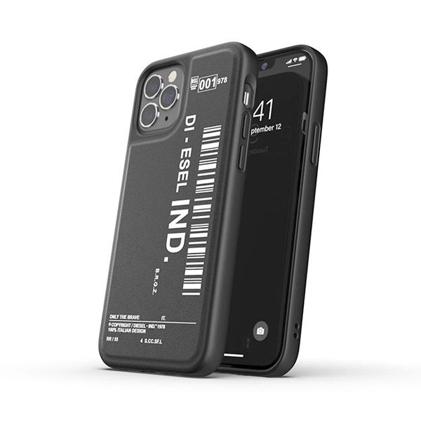 Diesel Core Barcode Case For iPhone 12 & iPhone 12 PRO - Black