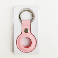 AirTag Protective Case Holder Keyring with clip - Pink