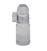 Acrylic Plastic Snuff Bottle White