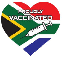 Bumper Sticker Proudly Vaccinated